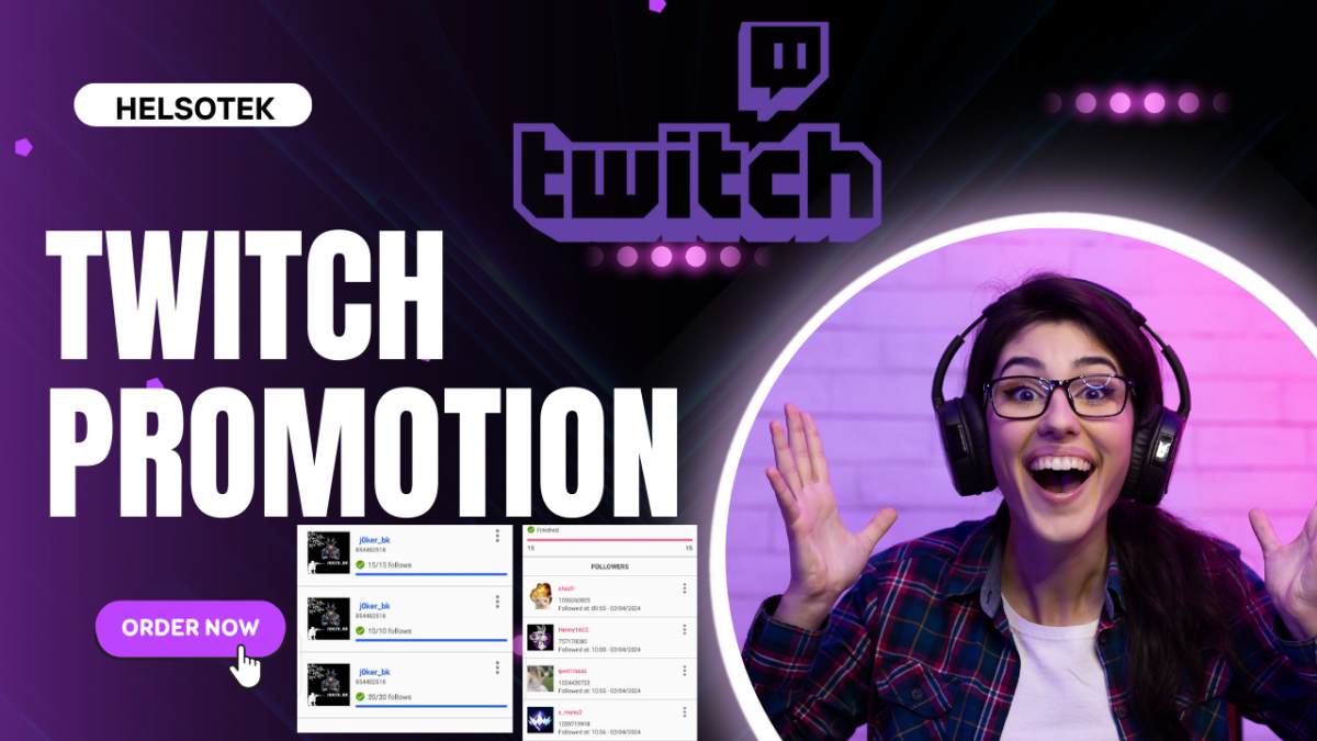 I will promote your twitch channel to gain real followers viewers twitch affiliate