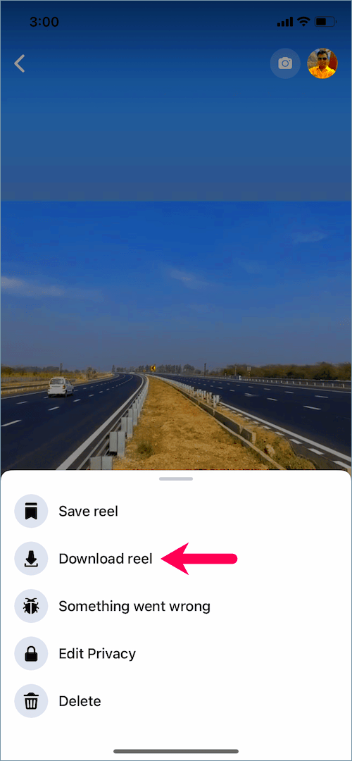 Heres how to Download Reels Video from Facebook