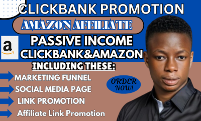 I will do autopilot clickbank affiliate marketing amazon affiliate link promotion