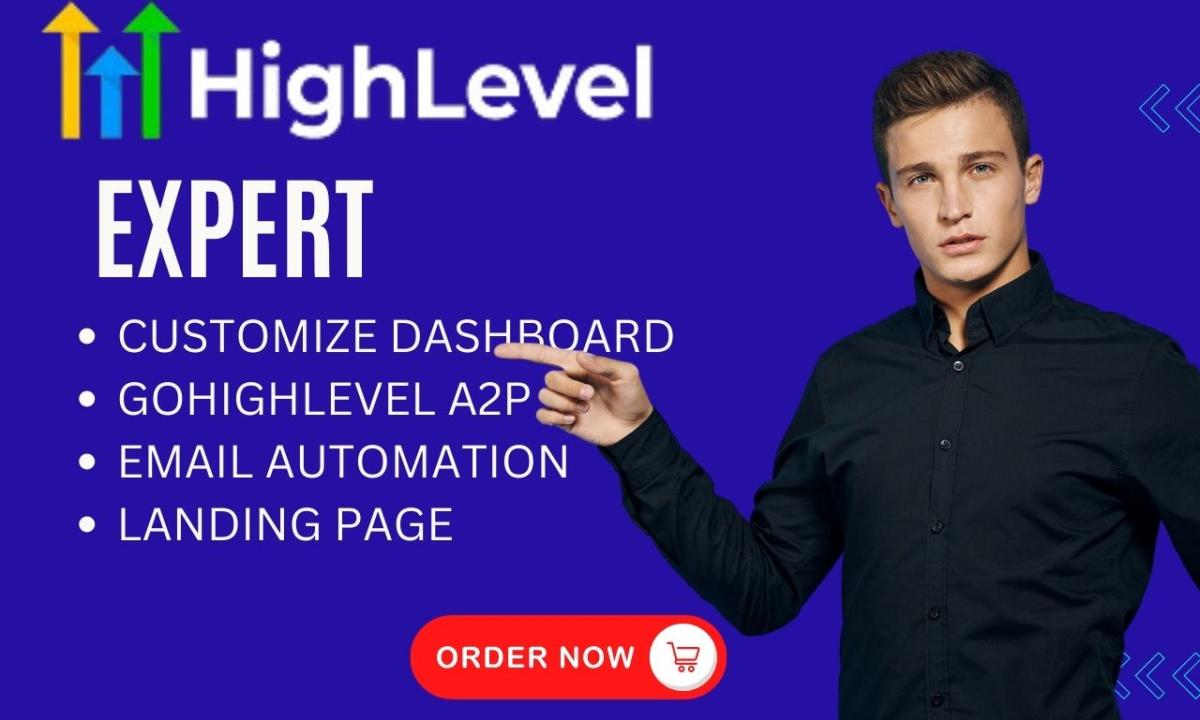 I will design gohighlevel website, gohighlevel landing page, gohighlevel sales funnel