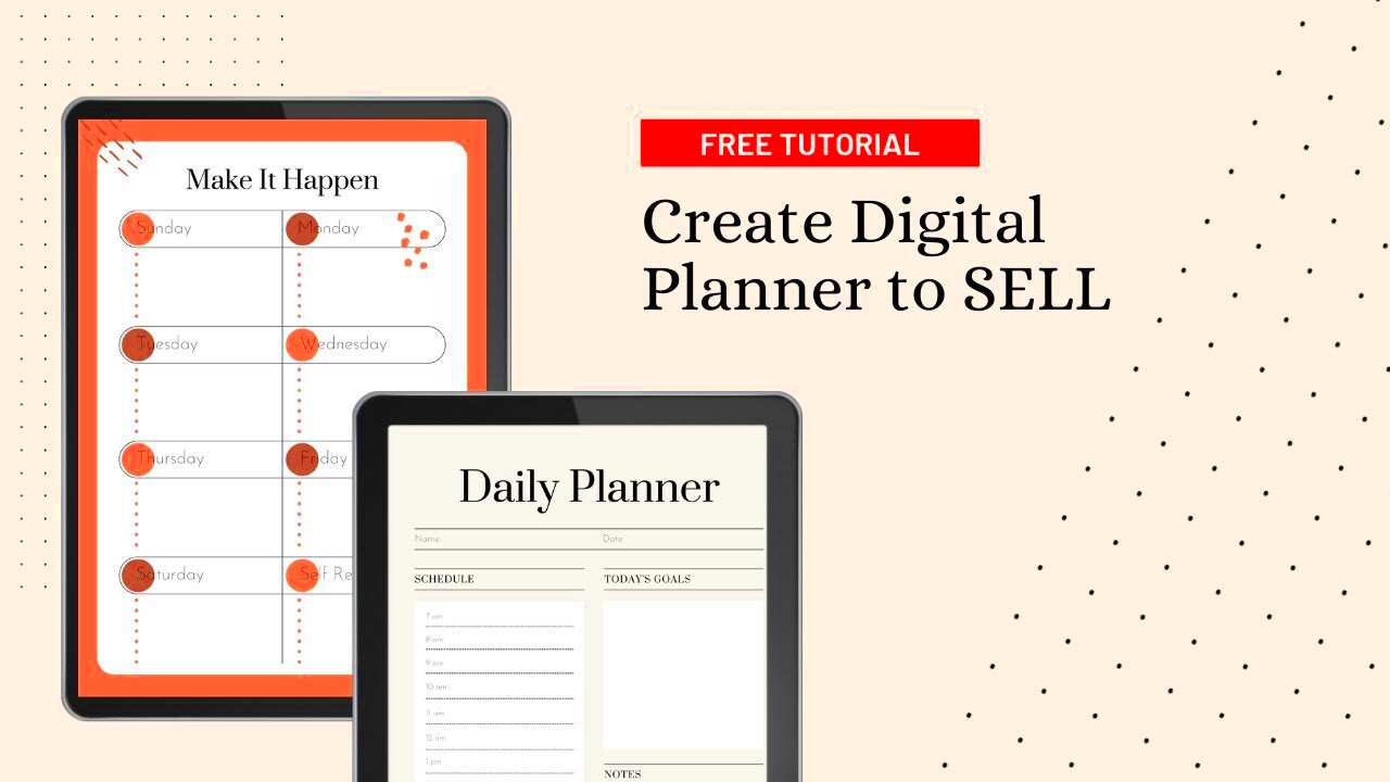 How to Create a Digital Planner to Sell on Etsy YouTube