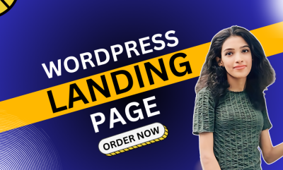 I will build responsive wordpress elementor website, wordpress landing page