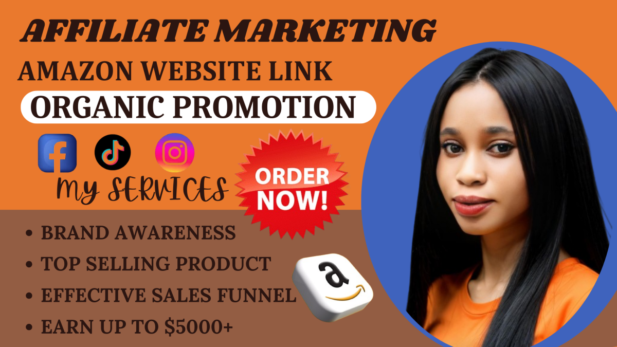 I will promote clickbank affiliate, amazon website link promotion