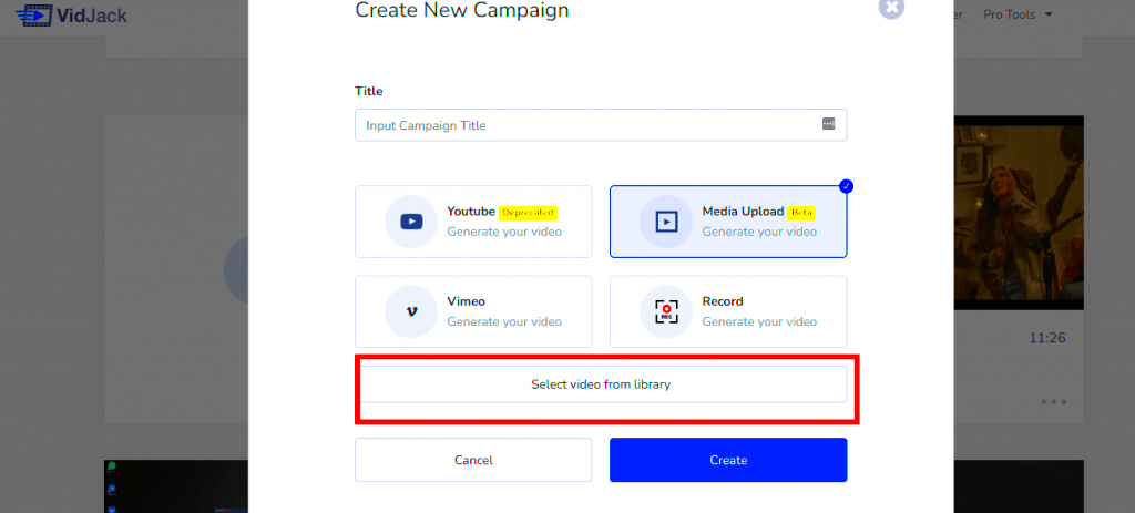 How to create an interactive video Upload from local storage VidJack