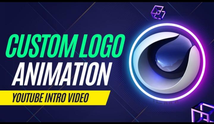 I will create custom logo animation and 4k YouTube intro video