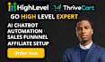 I will design expert GoHighLevel website click sales funnel ThriveCart Go High Level