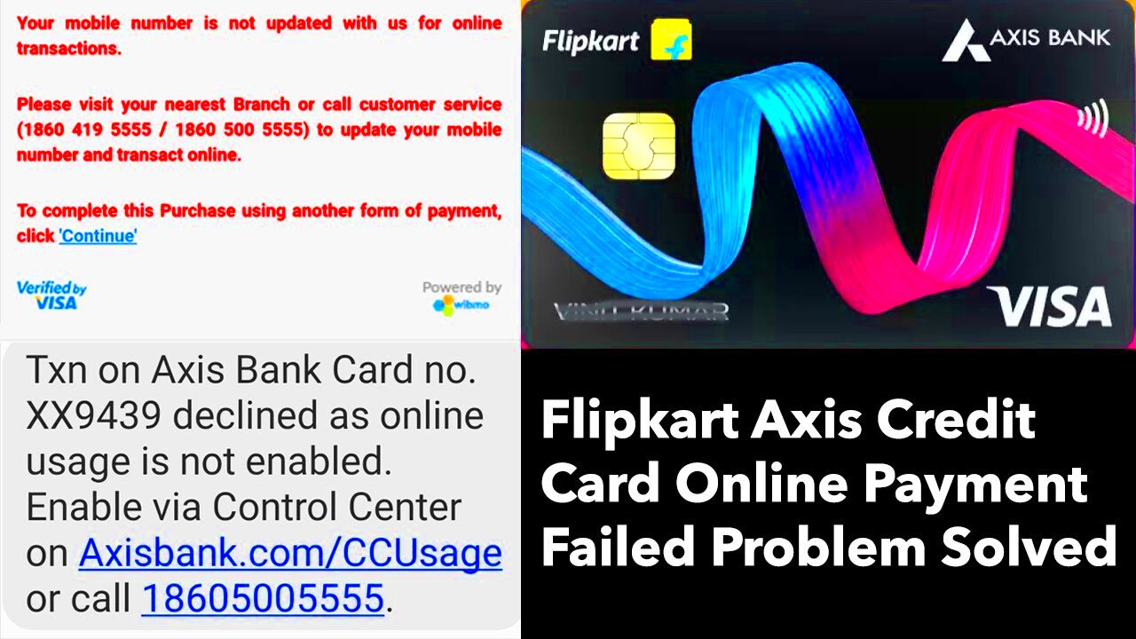 Flipkart Axis Credit Card Online Activation Without Pin How To 