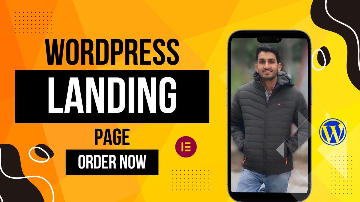 I will design WordPress landing page and websites for you