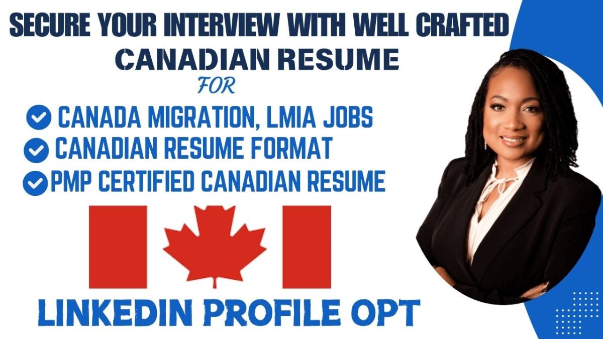 I will write, update canadian resumes, ats optimization for government jobs in canada