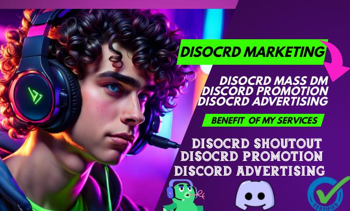 Discord Promotion & Advertising – Discord Server Promotion – Discord Mass DM