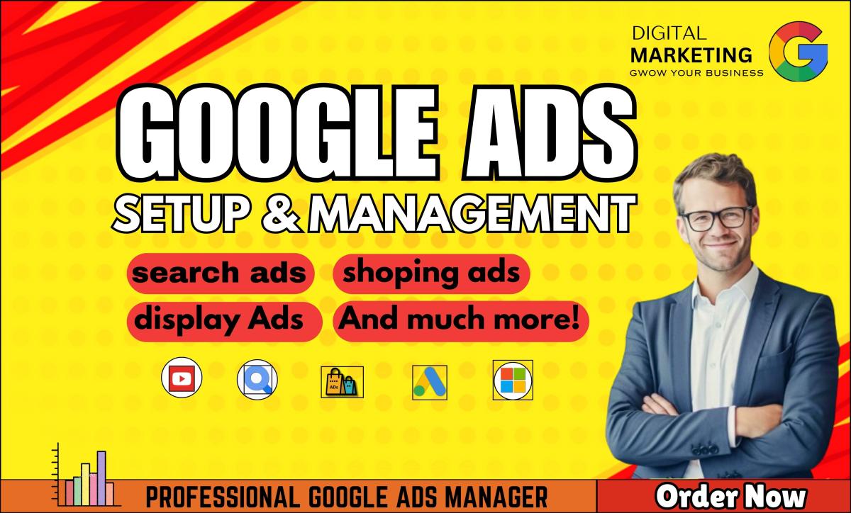 I will setup and manage your google ads adwords PPC campaigns