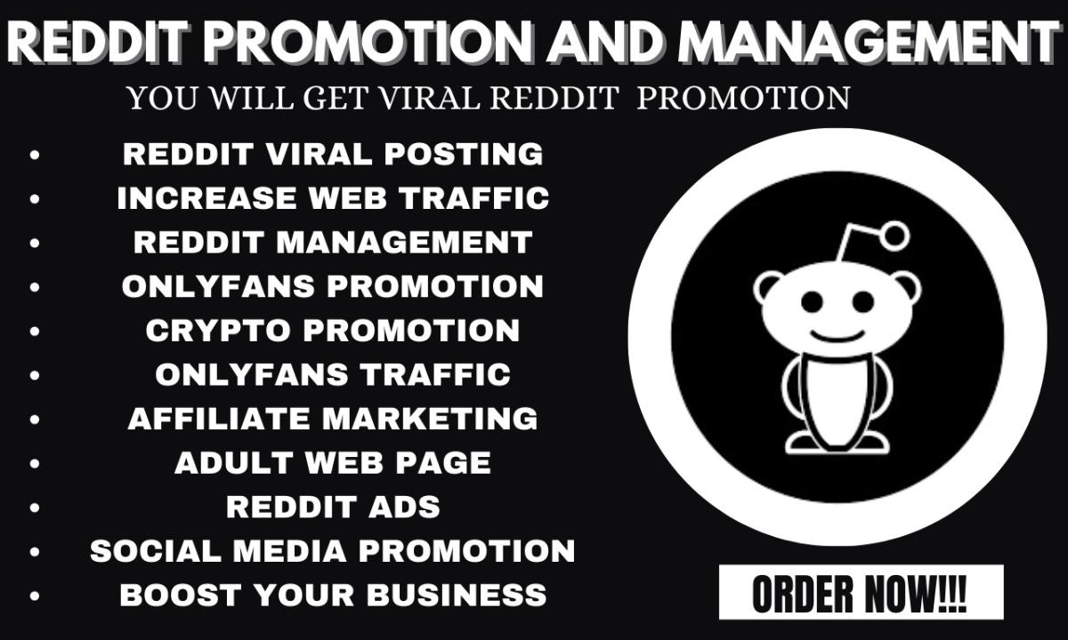 I will do organic Reddit management for business website to boost eCommerce website