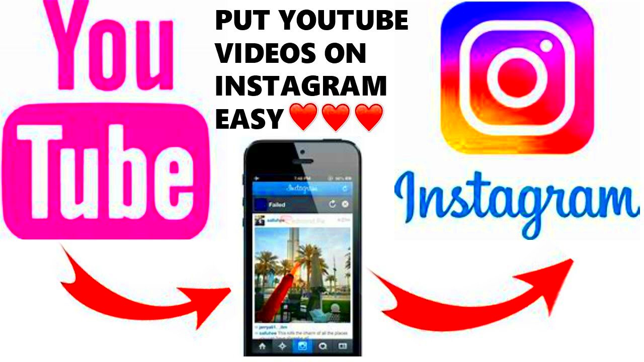 EASY WAY TO POST YOUTUBE VIDEOS ON INSTAGRAM YouTube