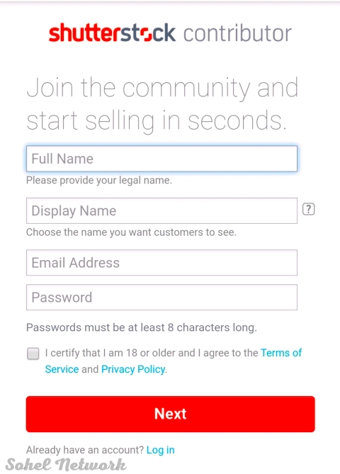 How to create Shutterstock Contributor account and earn money