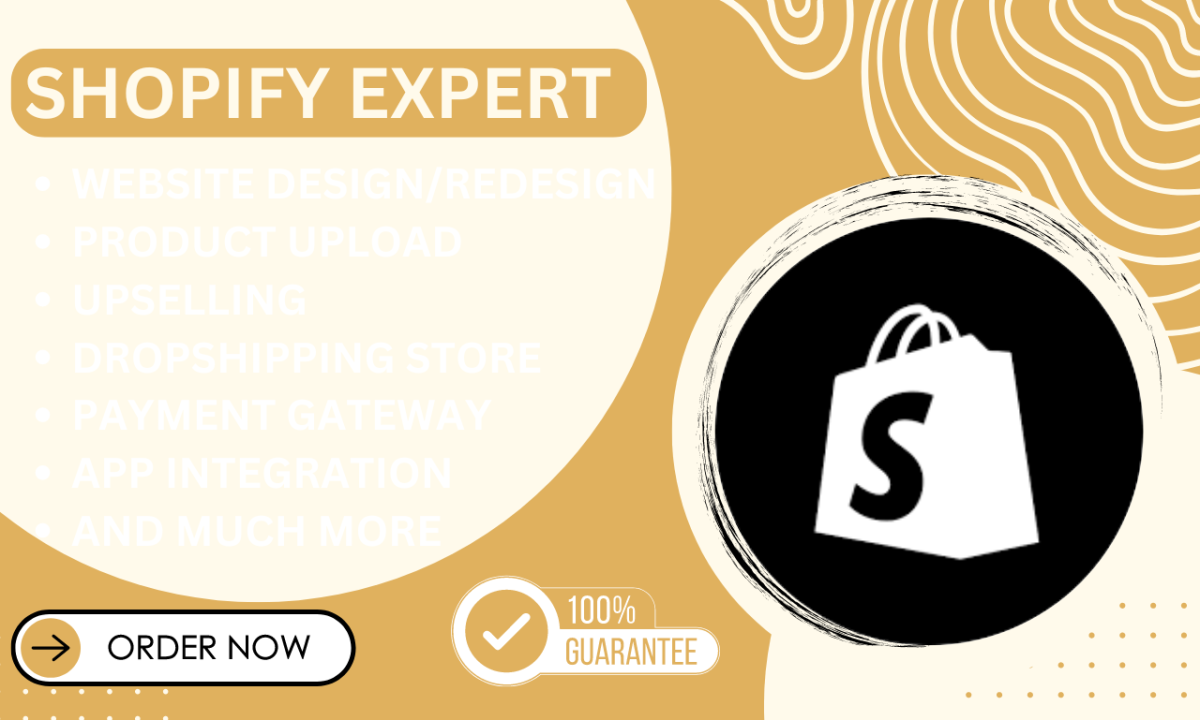 I will do a branded ecommerce store and design with redesign for your Shopify store