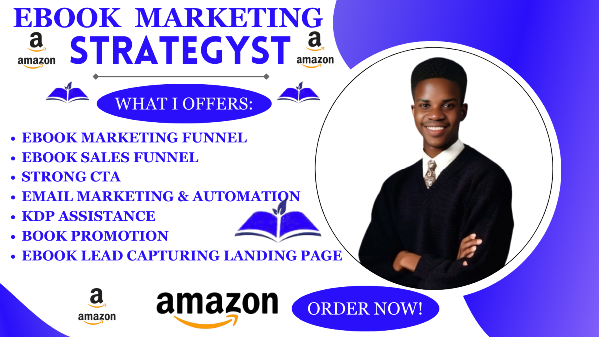 Do Ebook Landing Page, Ebook Marketing Sales Funnel, Ebook Promotion on Amazon