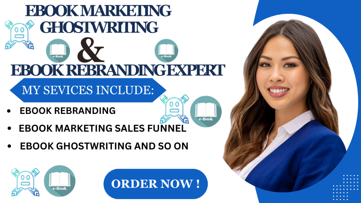 Be Your Ghostwriter, Ebook Marketing Sales Funnel, and Do Ebook Rebrand