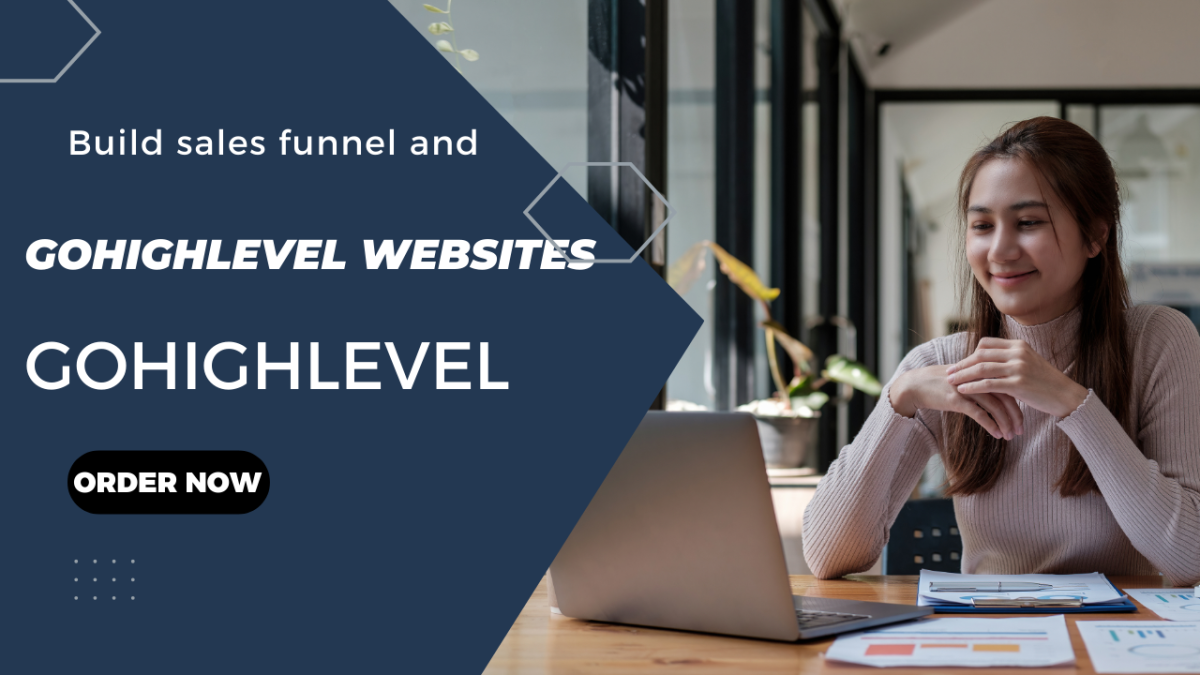 I will design gohighlevel salesfunnel landing page clickfunnel website on gohighlevel