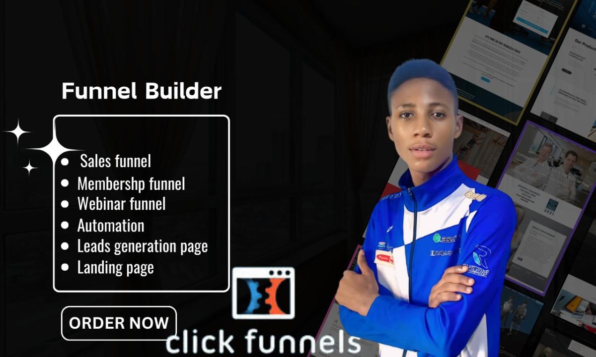 I will build salesfunnels in clickfunnels, funnels, landing page in clickfunnels