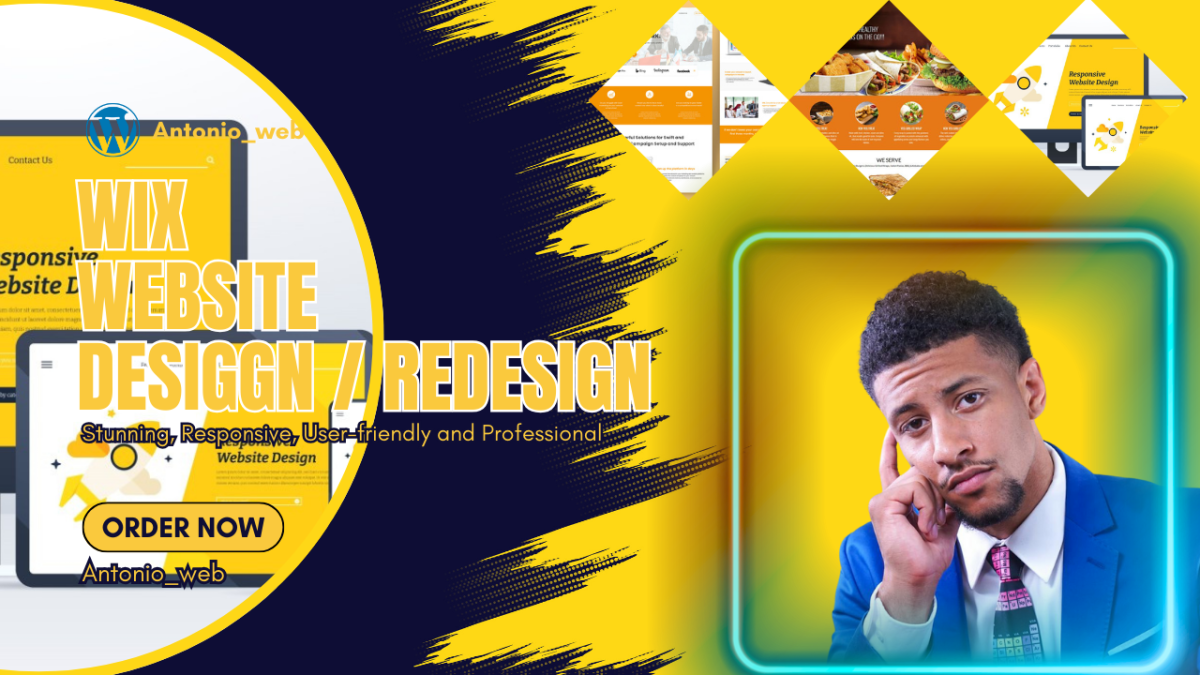 I will wix website redesign wix website design wix website design wix ecommerce store