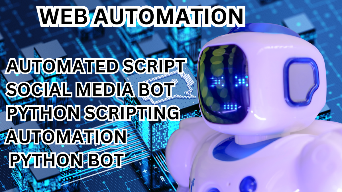 I will create web automation bot python script automated script python script