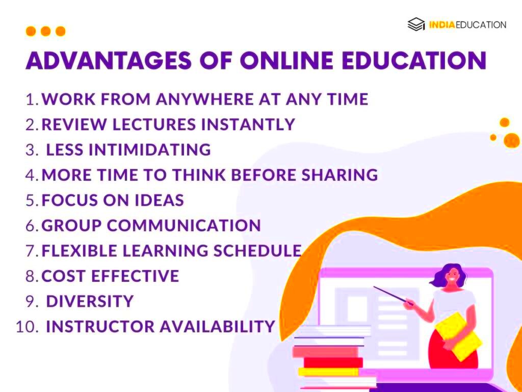 10 benefits of online learning