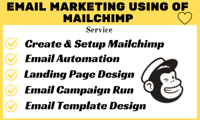 I will do mailchimp and email template design