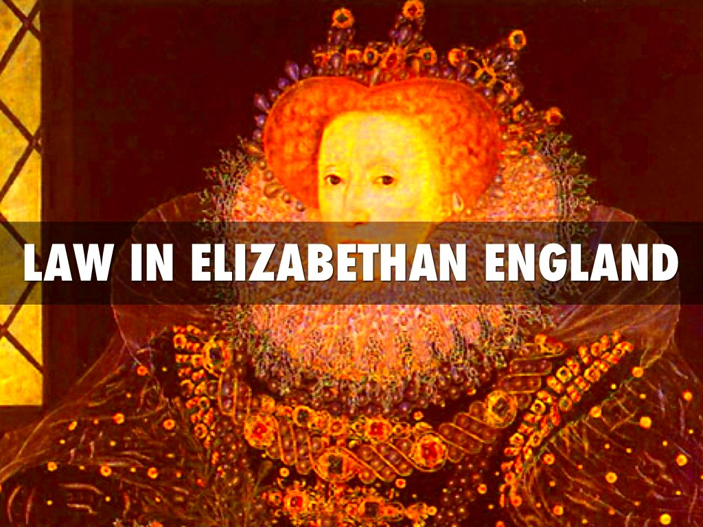 Elizabethan Law by thomas beck