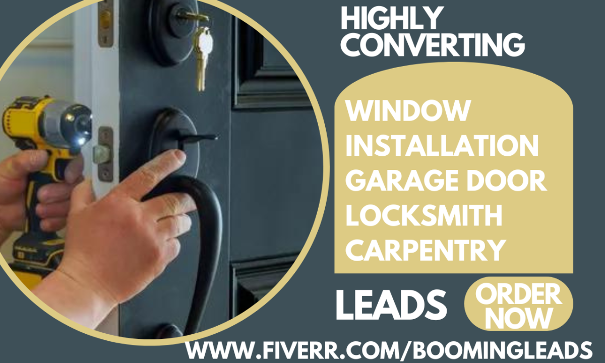 Generate Window Door Installation Door Contractor Garage Door Repair Leads