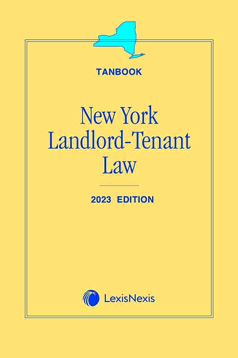 New York LandlordTenant Law Tanbook LexisNexis Store