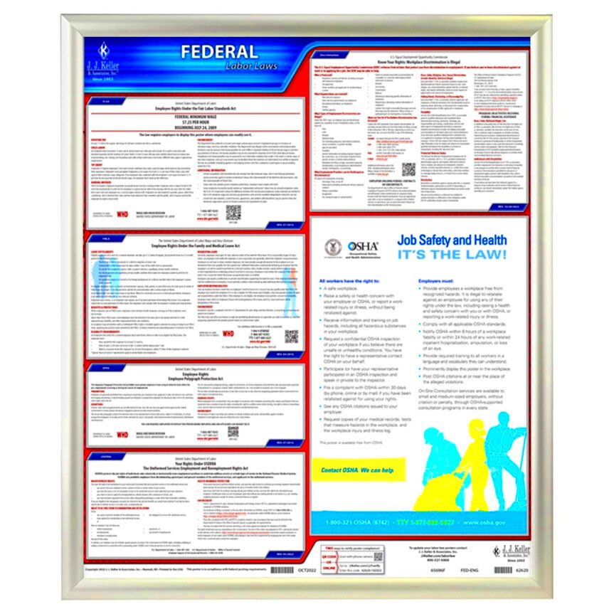 Labor Law Poster Frame