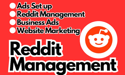 I will advertise and manage business, website, ecommerce app with reddit thread ads