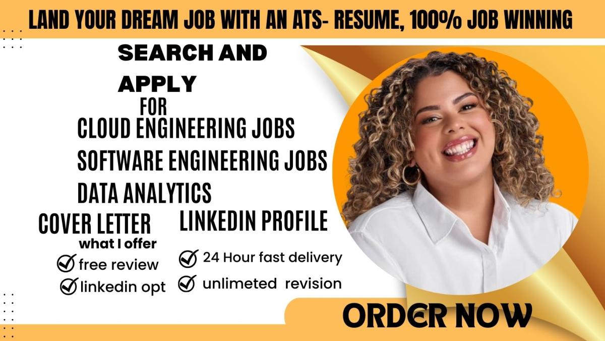 I will search and apply for cloud engineering jobs using reverse recruitment, job hunt