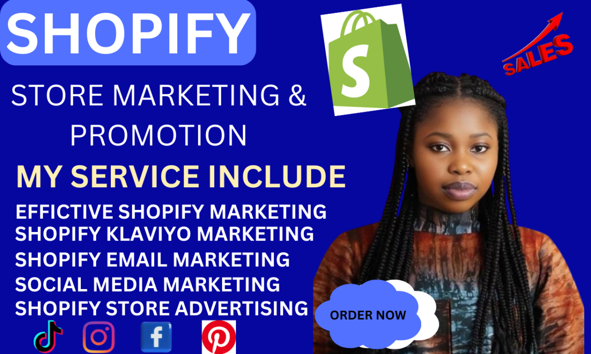 I will boost Shopify sales, do Shopify marketing sales funnel, promote Shopify website