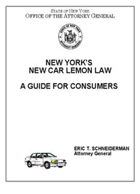 New Car Lemon Law Guide For Consumers Eric T PDF