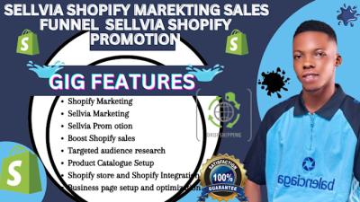 will do sellvia shopify marketing sales funnel sellvia shopify promotion