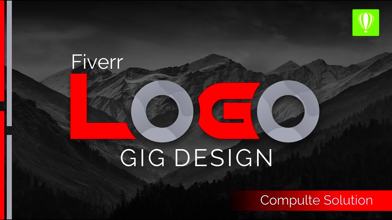 Fiverr logo Gig Design Complete Solution in Coreldraw Graphic House 