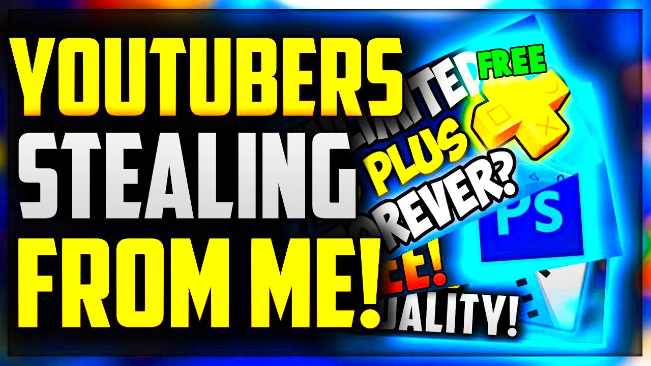 YOUTUBERS ARE STEALING MY THUMBNAILS YOUTUBE THUMBNAILS RANT 