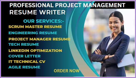 I will write a professional project management, scrum master resume and cover letter