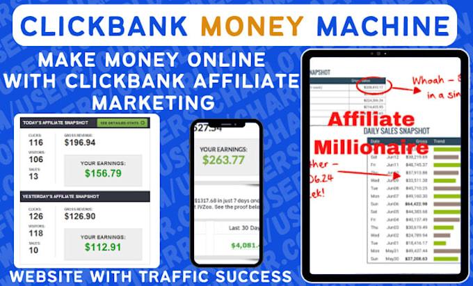 I will affiliate marketing link promotion clickbank affiliate referral link promotion