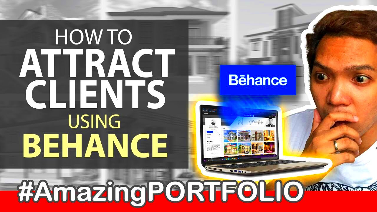 HOW TO ATTRACT CLIENTS USING BEHANCE FREE Architectural Portfolio 