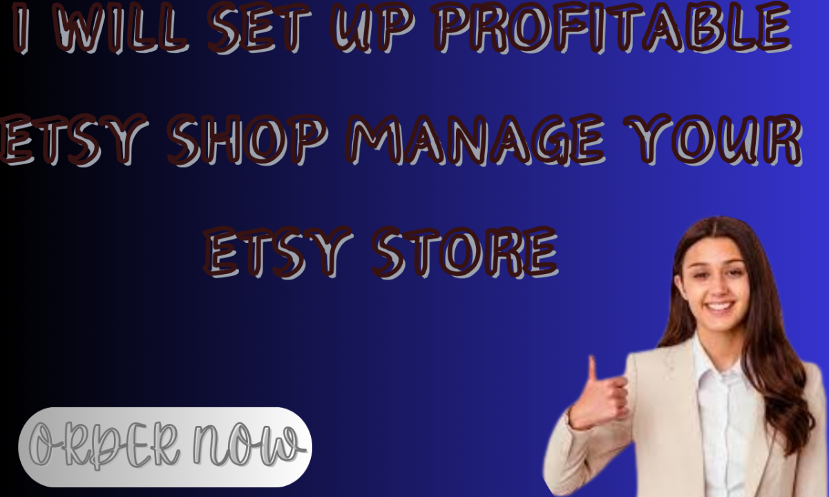 setup profitable etsy store shopify print on demand dropshipping store