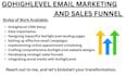 I will gohighlevel email marketing gohighlevel sales funnel CRM gohighlevel automation