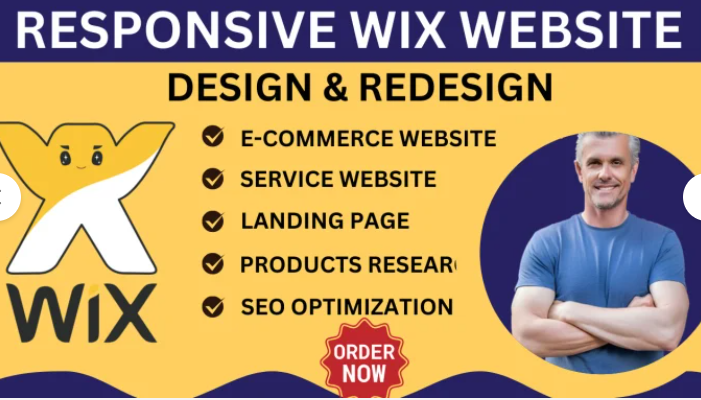 I will wix ecommerce wix website design wix website redesign business website