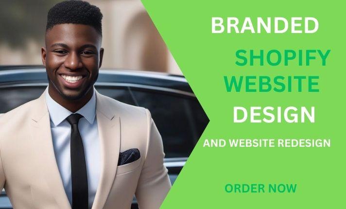 I will design, redesign shopify store shopify website and dropshipping store