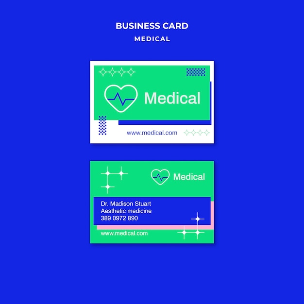 Medical Aid Business Card Template