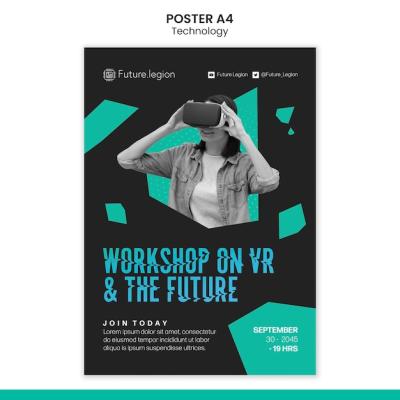 Technology Poster Template Design