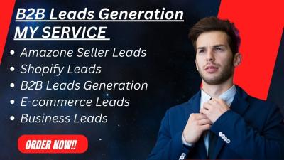 I will generate ecommerce leads for your Shopify and Amazon seller business