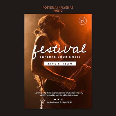 Music Festival Flyer Template