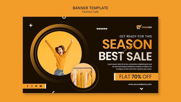 Fashion Sale Banner Template